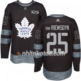 Toronto Maple Leafs Trikot James Van Riemsdyk 25 1917-2017 100th Anniversary Adidas Schwarz Authentic - Herren